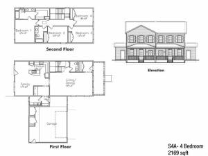 Four bedroom SNCO floor plan | fort drum housing