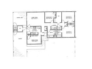 3 Bdrm Duplex Floor Plan | Hickam Communities | Hickam Communities