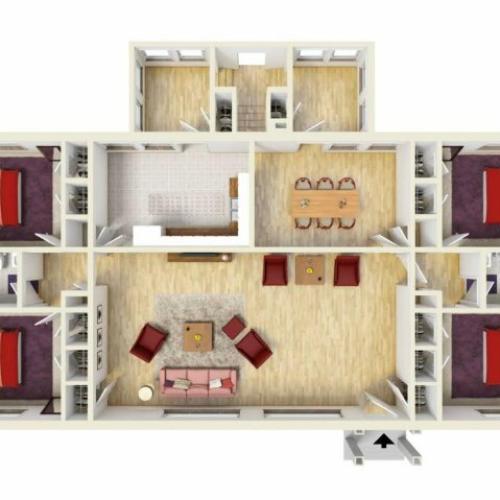 Floor Plan 2 | Fort Knox Housing On Post | Knox Hills