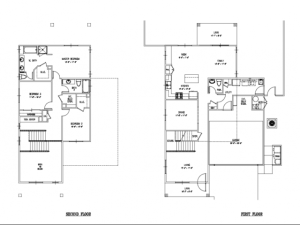 Floor Plan 23 | Schofield Barracks Hawaii | Island Palm Communities