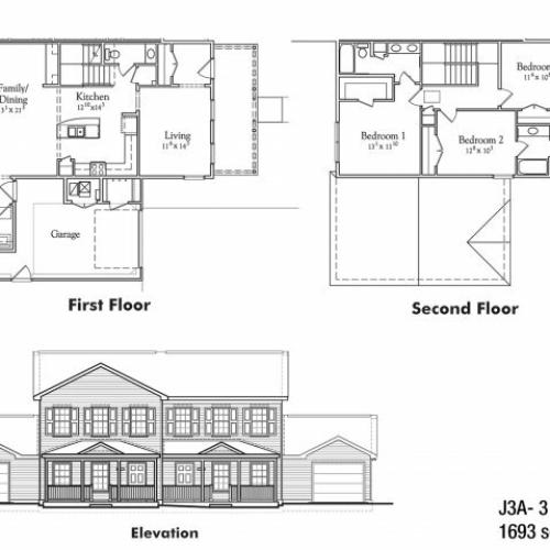 Three bedroom JNCO floor plan | apartment rentals watertown ny
