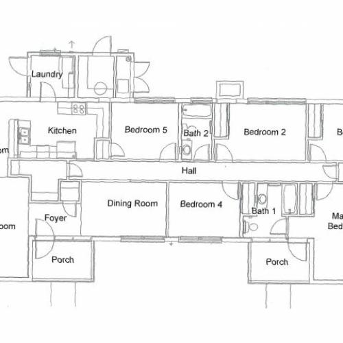 5 Bedroom Floor Plan | hickam housing floor plans | Hickam Communities