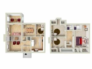 Floor Plan 12 | Fort Knox Housing On Post | Knox Hills