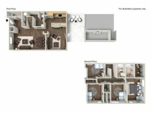 Floor Plan 18 | Ft Cavazos Housing | Cavalry Family Housing