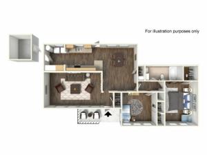 Floor Plan 4 | Cavalry Family Housing | Cavalry Family Housing