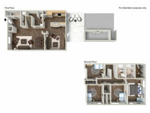 Floor Plan 16 | Fort Hood Housing | Fort Hood Family Housing