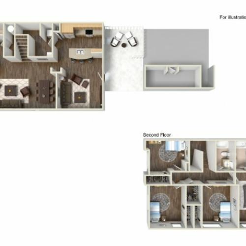 Floor Plan 16 | Fort Cavazos Housing | Cavalry Family Housing