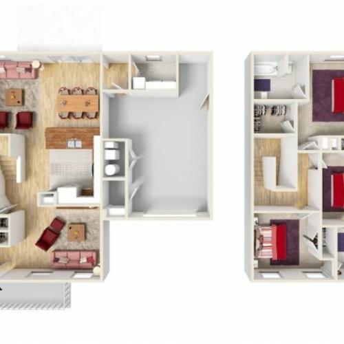 Floor Plan 9 | Fort Knox Military Housing | Knox Hills