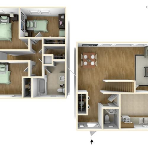 Grant 3D Floor Plan