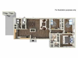 Floor Plan 6 | Fort Cavazos Housing | Cavalry Family Housing