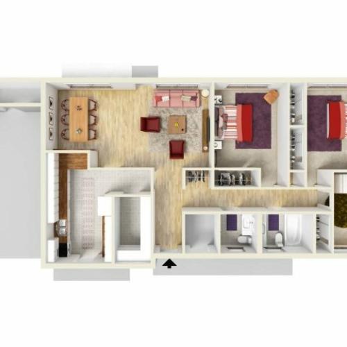 Floor Plan 6 | Fort Knox Housing | Knox Hills