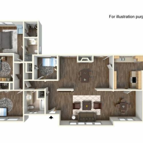 Floor Plan 7 | fort cavazos housing floor plans | Cavalry Family Housing
