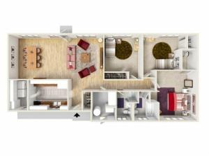 Floor Plan 7 | Fort Knox Housing On Post | Knox Hills