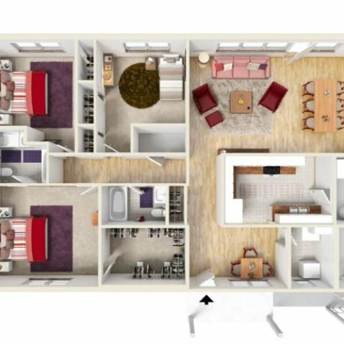 Floor Plan 13 | Ft Knox Housing | Knox Hills