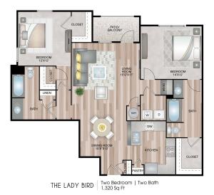 The Lady Bird Floor Plan
