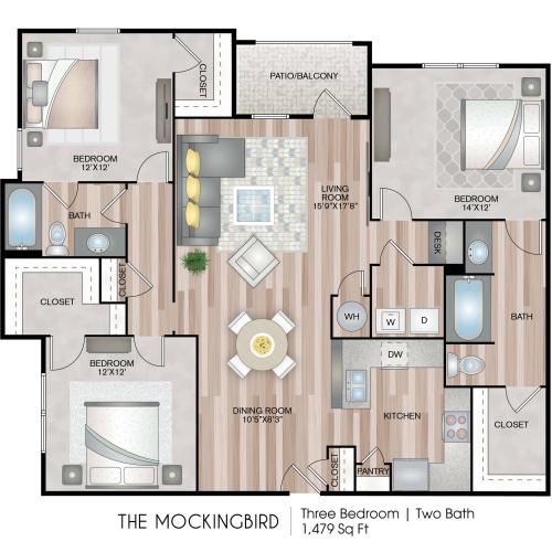 The Mockingbird Floor Plan