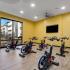 apartment with fitness room