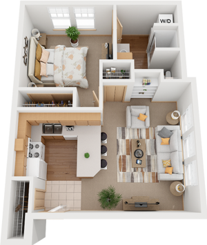 wyeast pointe 1 bedroom apartment floor plan bronze