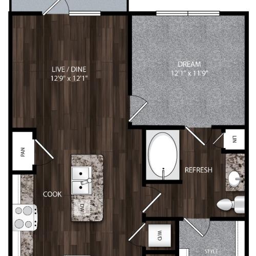 A2_Union_House_One_Bedroom_Modern_Apartment_North_Texas