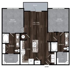 B1_Union_House_Two_Bedroom_Modern_Apartment_North_Texas