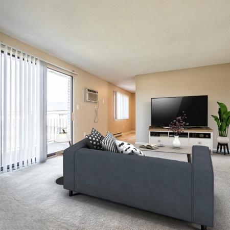 Living Room | Princeton Reserve | Apartments Dracut MA