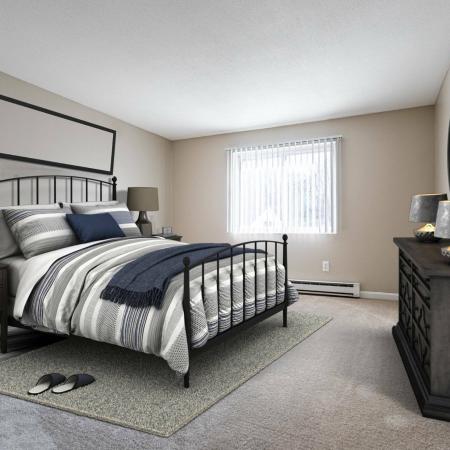 Spacious Bedrooms| Princeton Reserve | Apartments Dracut MA