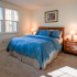 Light-filled bedroom in an apartment at Princeton at Mill Pond | Dover New Hampshire Apartments