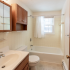 Bathroom - with window over tub in an apartment at Princeton at Mill Pond | Dover NH Apartments For Rent
