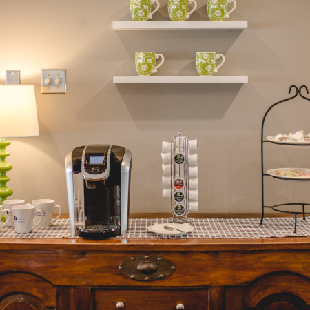 Coffee bar in clubhouse | Princeton Place  | Worcester Massachusetts Apartments For Rent