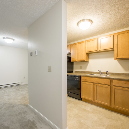 Kitchen - living area | Princeton Place | Apartments For Rent Near Worcester MA