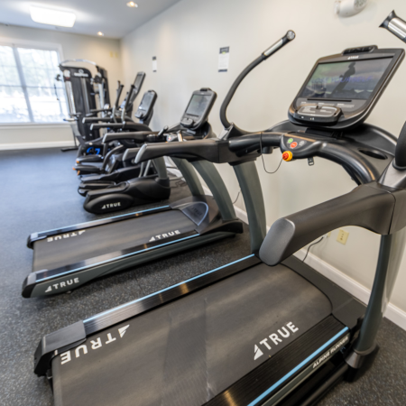 State-of-the-Art Fitness Center Treadmills | Princeton Westford | Westford Massachusetts Apartments