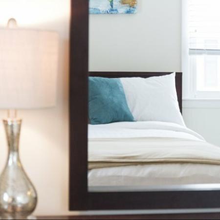 Beautiful bedroom decor | Princeton Dover | Dover NH Apartment Buildings