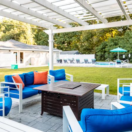 Fire Pit & Pool | Princeton Dover | Apartment Complex Dover NH