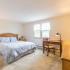 Spacious, carpeted bedroom in apartment at Princeton at Mt. Vernon | Apartments In South Lawrence MA