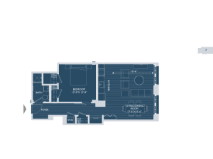 Floor Plan 4 | Boston South End Apartments | 381 Congress