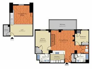 Floor Plan 5 | Apartments Near Lowell Ma | Grandview Apartments