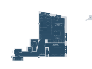 Floor Plan 3 | Apartments For Rent In Boston Ma | 381 Congress