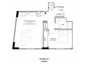 Floor Plan 12 | Charlestown Apartments Boston | The Graphic Lofts
