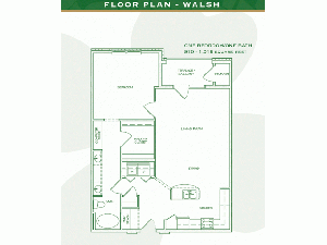 Kelly Park Apartments Overland Park Kansas Walsh Floor Plan