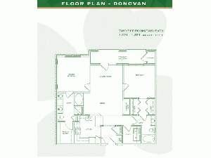 Kelly Park Apartments Overland Park Kansas Donovan Floor Plan