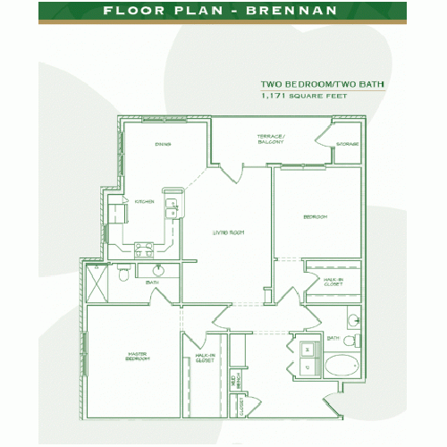 Kelly Park Apartments Overland Park Kansas Brennan Floor Plan