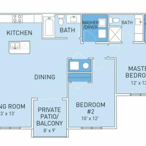 Floor Plan | Ridge45 Apartments