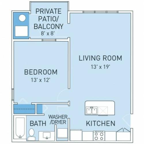 Floor Plan 4 | Ridge45 Apartments