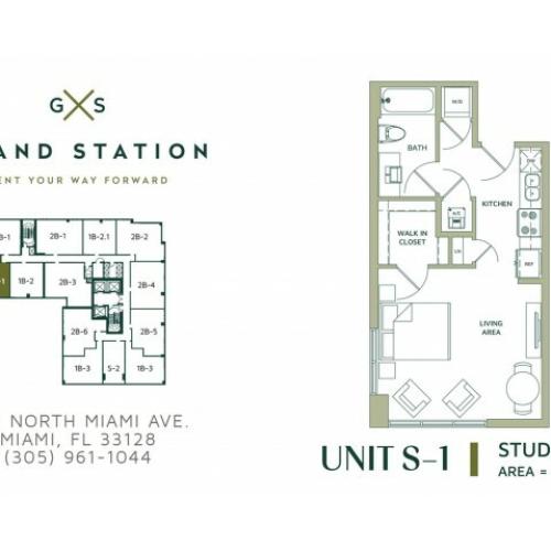 Studio 1 | Apartment in Miami | Grand Station