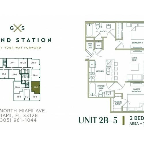 2 Bed 2 Bath | Apartment in Miami | Grand Station
