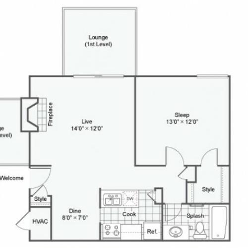Hampton | Apartment in Maryland Heights | One Bedroom