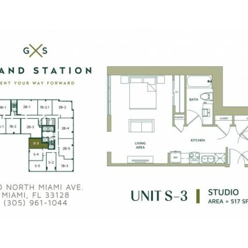 Studio 3 | Apartment in Miami | Grand Station