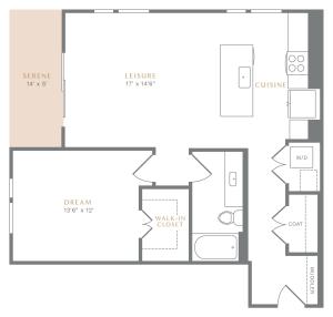 View of A6 Floor Plan at Alton Heartwood