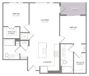 View of B6 Floor Plan at Alton Heartwood