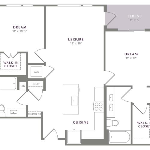 View of B6 Floor Plan at Alton Heartwood